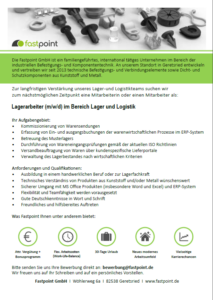 Thumbnail: Lagermitarbeiter Fastpoint GmbH